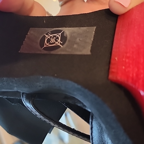 Platform Red and Black Platform Heel - Picture 5 of 9